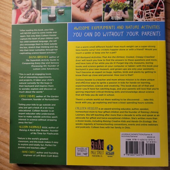 100 Backyard Activities Book Paperback Homeschool Outdoor Science Experiments - Picture 5 of 5